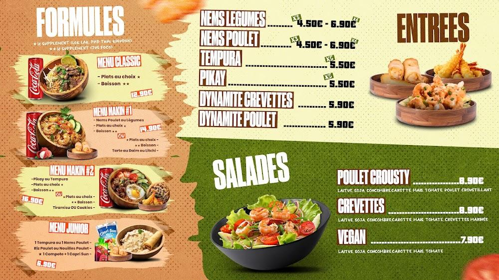 Makin Thai STRASBOURG - Menu Image 1